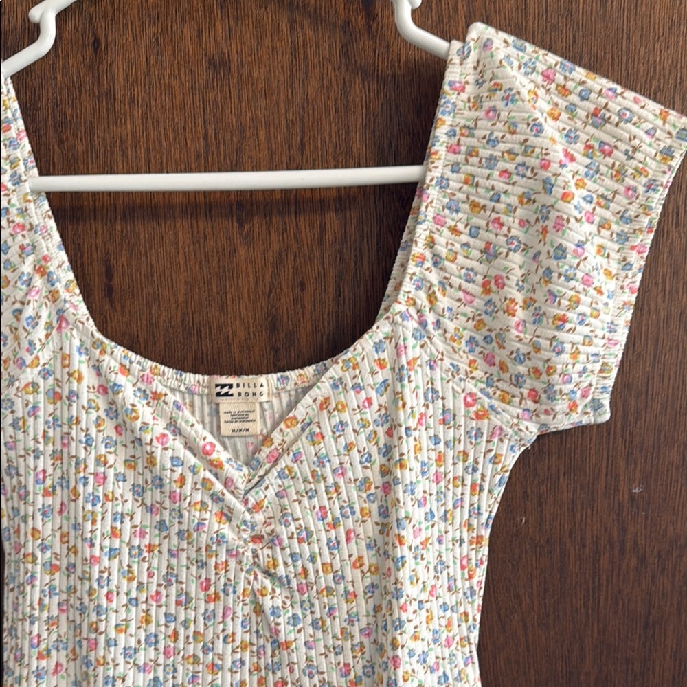 Billa Bong Floral Ribbed Dress